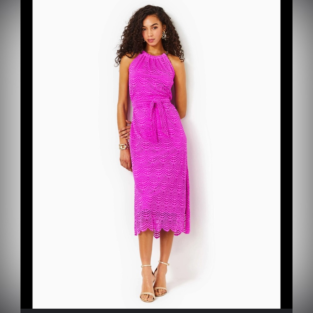 Lilly Pulitzer Dresses Lilly Pulitzer Bingham Lace Midi Dress Nwt
